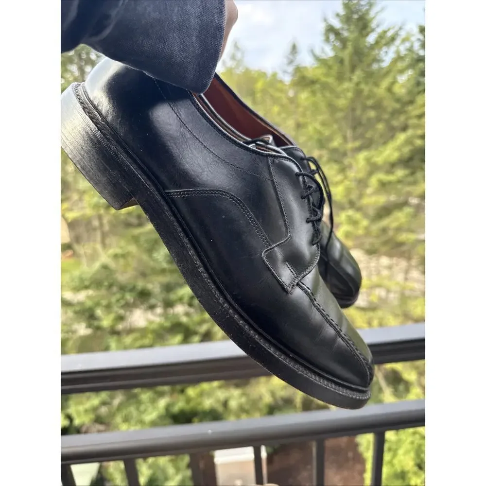 Allen Edmonds Hillcrest Shoes Oxford Lace Up Leather Black Men US 10 D 91517